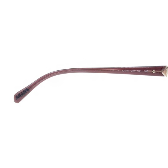 Prada VPR 11N ZYV-1O1 Purple Violet Clear Fade Eyeglasses Frames 52-16 135 Italy - Picture 10 of 12